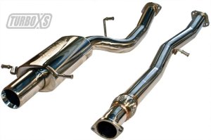 Subaru Impreza Performance Exhaust - Turbo XS - Catback - Polished - `02-`07